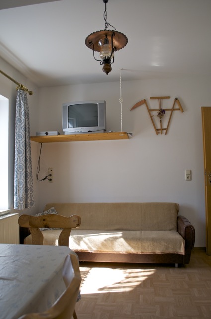 Wohnküche Wohnküche der Ferienwohnung im Ferienhof, Dachgeschoss Rechts