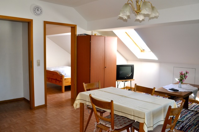 Wohnraum Wohnraum der Ferienwohnung im Ferienhof, Dachgeschoss Rechts